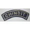 CHINDIT (3rd Indian Division) WW2 Embroided  Shoulder Title Badge