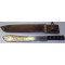 Kapmes WO2 met leren schede (Machete WW2 with leather scabbard)