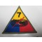 Mouwembleem 7th Armored Divison (Sleevebadge 7e Armored Division)