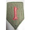 Shoulder badge us army 1st infantry division ww2