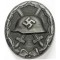 Black / SIlver wound badge 1939 with Award Documents