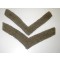 British WW2 Woven Lance Corporal stripes on a wool background.  This design of rank stripes was worn on the 1937 and 1940 pattern Battle Dress uniforms.