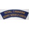 Shoulder title Royal Canadian Army Service Corps RCASC