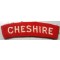 Shoulder title Cheshire Regiment