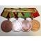 4er spange DDR medailles 