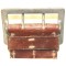 Koppel und Zweidornschnalle (Political Brown Belt & Open Claw belt buckle)