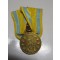 Sachsen Königreich " Friedrich August Medaille in Bronze " mit Bandstück 1. WK