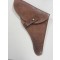 nice brown leather holster, no markings