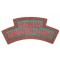 Shoulder title Canadian Armoured Corps C.A.C. (canvas)