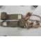 very minor moth holes, large white cotton labels , lang tie straps