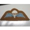 BRITISH AIRBORNE FORCES PARACHUTE WINGS PARA WINGS MOD ISSUE KHAKI/WHITE/BLUE