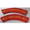 Shoulder titles West Nova Scotia Regiment , 1st Canadian Infantry Division