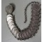 Zilveren armband, dubbeltjes/kwartjes anti duits 1940-45