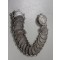 Zilveren armband, dubbeltjes/kwartjes anti duits 1940-45