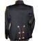 Jas nette tenue 1940, zwart voor een dienstplichtig luitenant School voor Reserve Officieren Artillerie. SROBA of Onber. Art