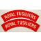 Shoulder flashes Royal Fusiliers