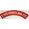 Shoulder flash The Royal Northumberland Fusiliers (canvas)