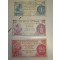 1948 Javaanse Bank, Bankbiljetten 50 cent , 1 gulden en 2 1/2 gulden 