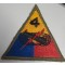 Mouwembleem 4e Armored Divison (Sleevebadge 4th Armored Division)