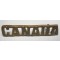 Canada brass name tag