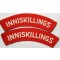 Shoulder flashes Royal Inniskilling Fusiliers (Inniskillings)