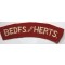 Shoulder flash Bedfs/Herts