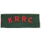 Shoulder flash Kings Royal Rifle Corps KRRC (King's) Regiment 