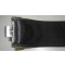 dark brown smooth leather belt
