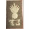 WW2 Lancashire Fusiliers Pagri Flash Badge
