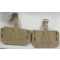 WW2 British 37 Pattern Ammo Pouches Small Web Pair