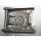 Waffen-SS belt-buckle, being a neatly: 'RzM 155/43 SS'- (= 'Assmann u. Söhne'-) marked example