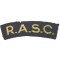 Shoulder title Royal Army Service Corps (R.A.S.C)