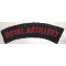 Shoulder flash Royal Artillery Regiment (canvas)