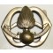 Baret embleem Koninklijke Mareschaussee met buigpennen 1950