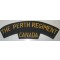 Shoulder title The Perth Regiment Canada (canvas) 