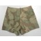 German Shorts front made Italy used from zeltbahn cloth