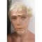 Etalage figuur staand met pruik (Mannequin standing with wig)