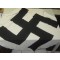 Large swastika part of wall banner/flag