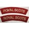 Shoulder flashes Royal Scots (The Royal Regiment) 