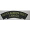 Shoulder title South Alberta Regiment 4th Canadian Armoured Division (canvas)