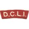 Shoulder flash D.C.L.I. (Duke of Cornwall's Light Infantry)