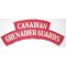 Shoulder title Canadian Grenadier Guards 2 Canadian Division (canvas)