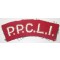 Shoulder title  Princess Patricia's Canadian Light Infantry P.P.C.L.I.