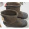 German leather/felt Wachstiefel