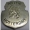 Dutch police indentification badge city of Rotterdam, with number. indentiteits embleem van de Rotterdamse politie met nummer.