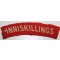 Shoulder flashes Royal Inniskilling Fusiliers (Inniskillings)