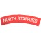Shoulder flash North Staffordshire Regiment