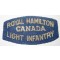 Shoulder title Royal Hamilton Light Infantry Canada 2nd Canadian Division 