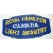 Shoulder title Royal Hamilton Light Infantry Canada 2nd Canadian Division
