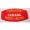 Shoulder title Fusliers Mont-Royal (canvas)